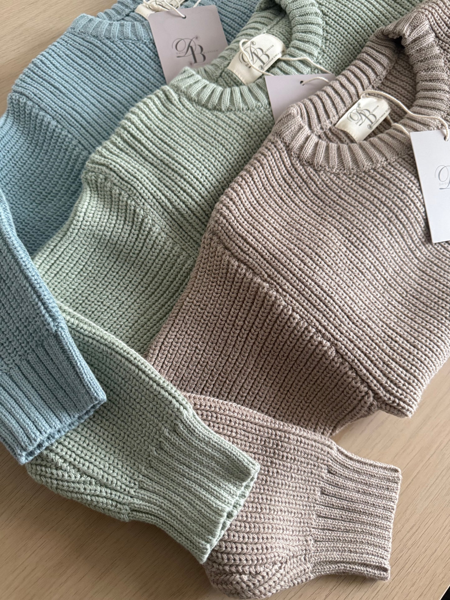 Chunky spring knit jumper