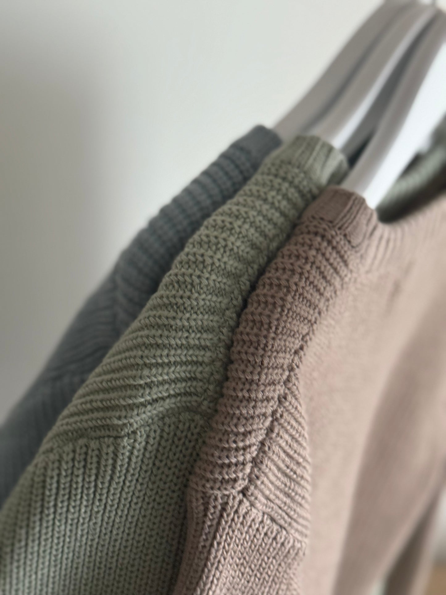 Chunky spring knit jumper