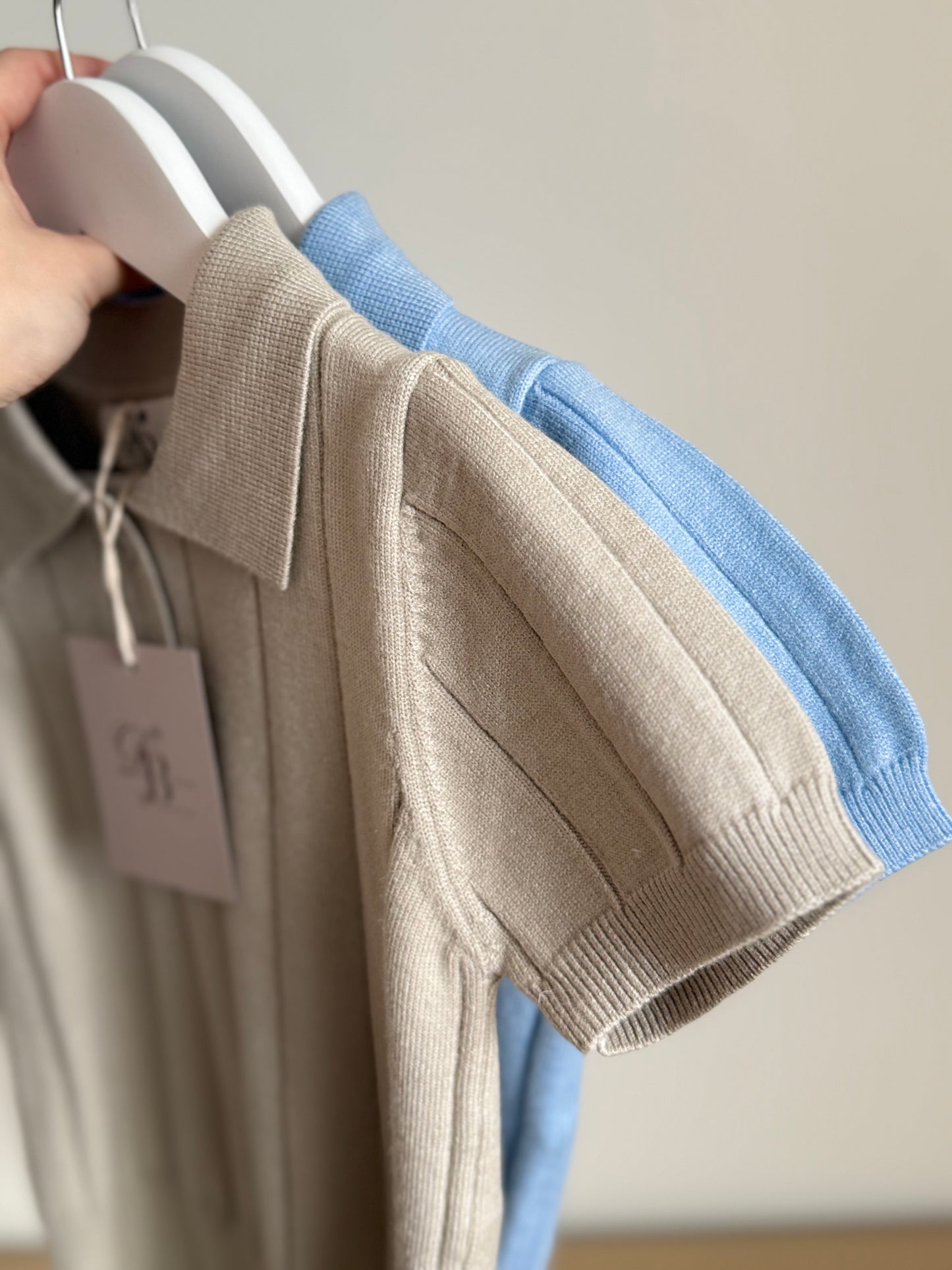 Knitted polo