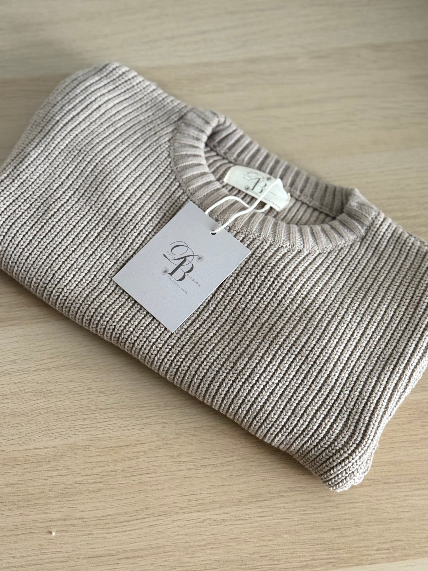 Chunky spring knit jumper