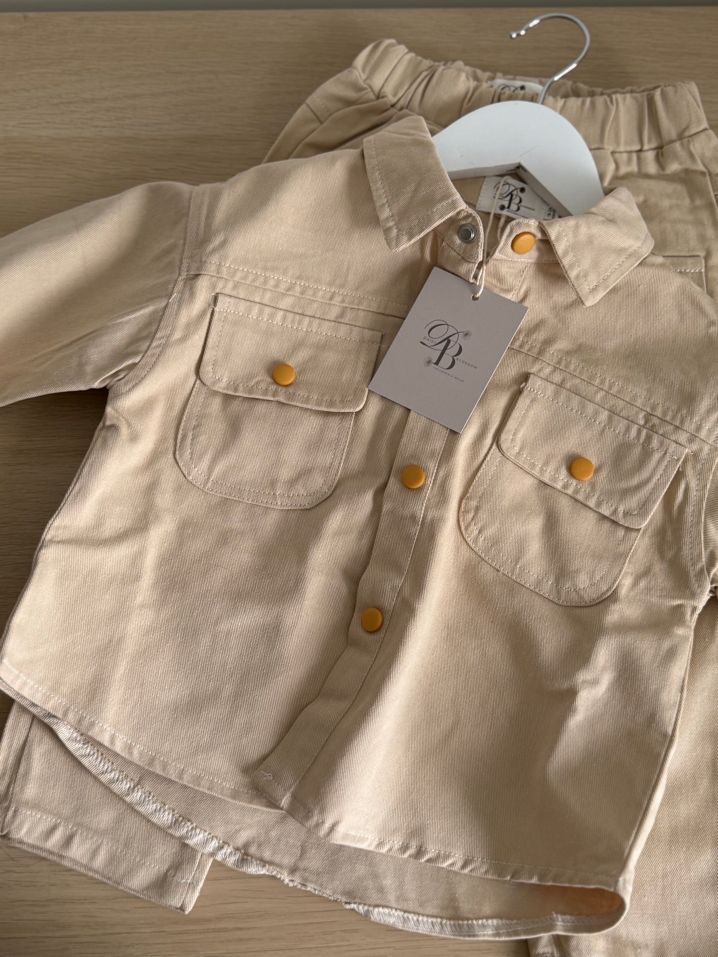 Two piece jacket and pants