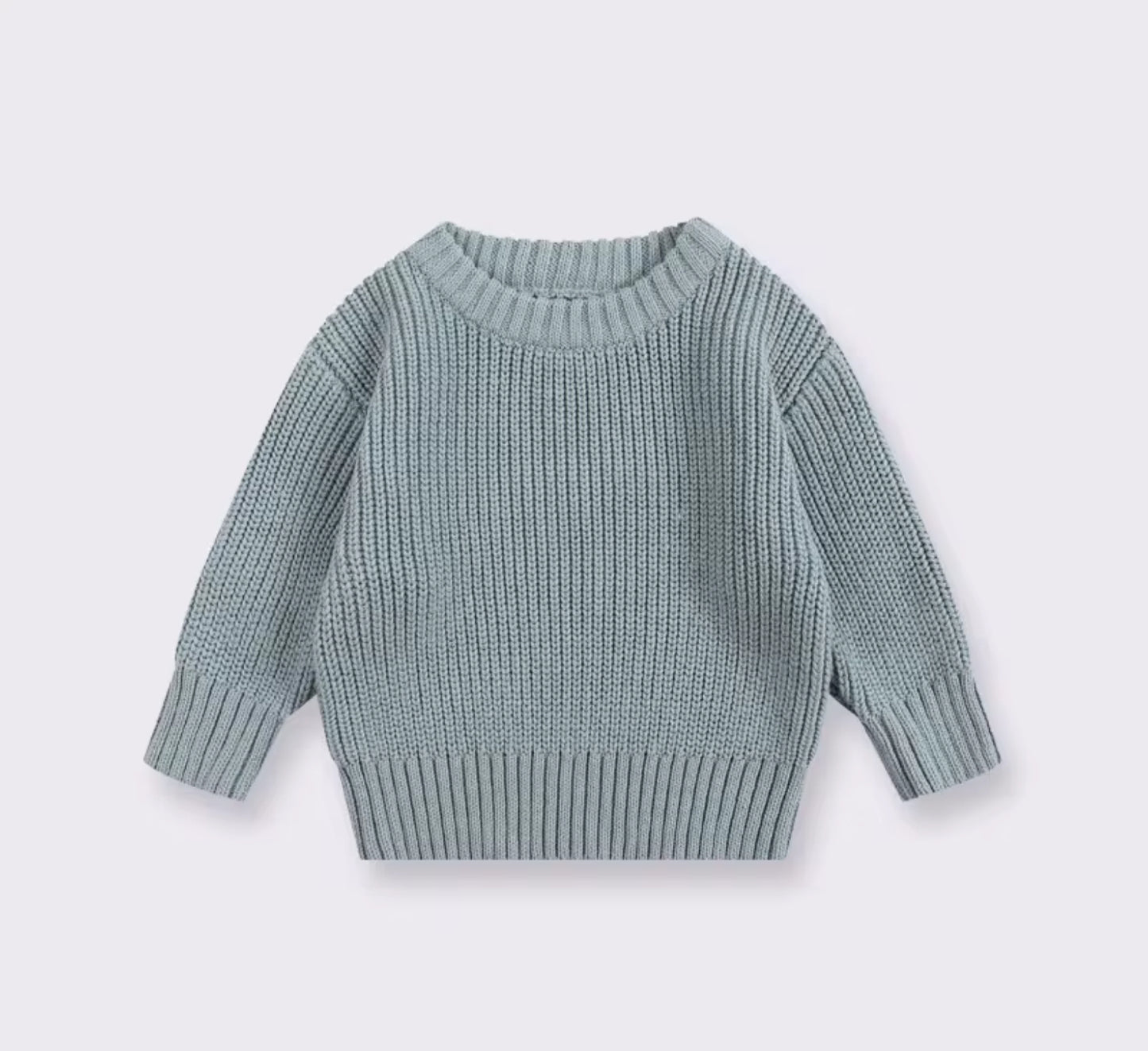 Chunky spring knit jumper