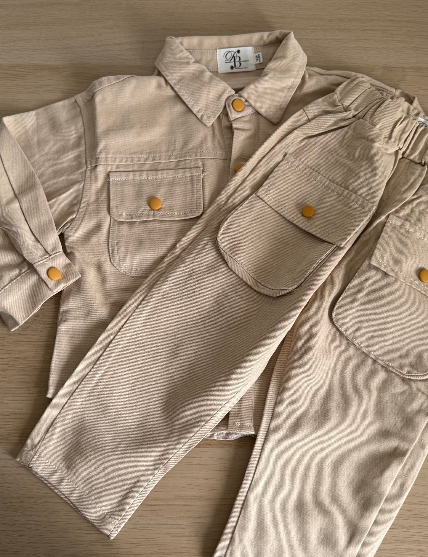 Two piece jacket and pants