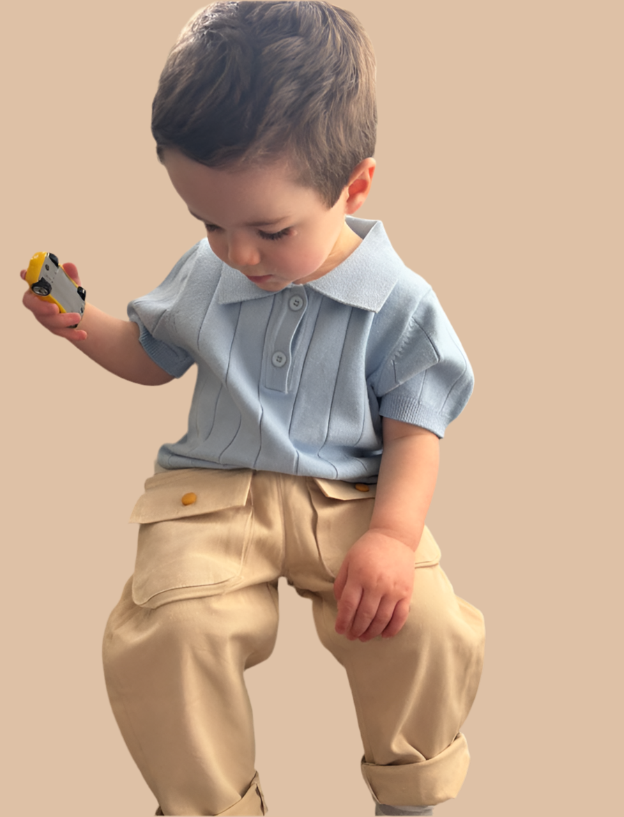Knitted polo