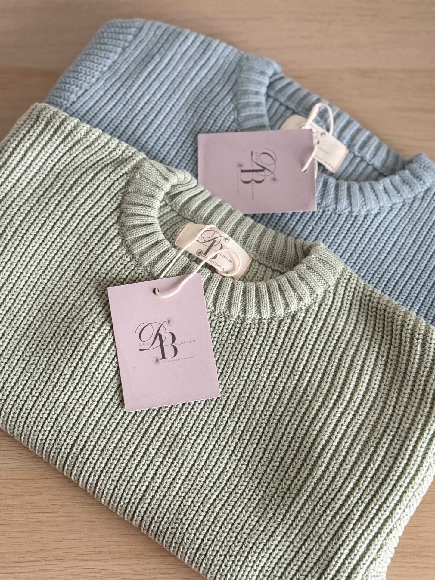Chunky spring knit jumper