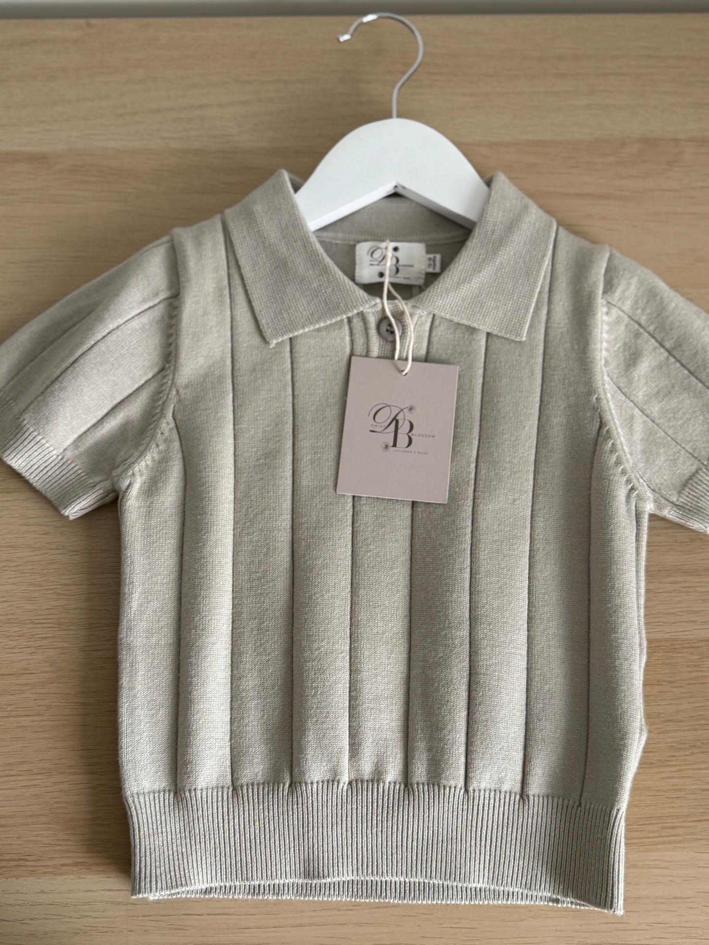 Knitted polo