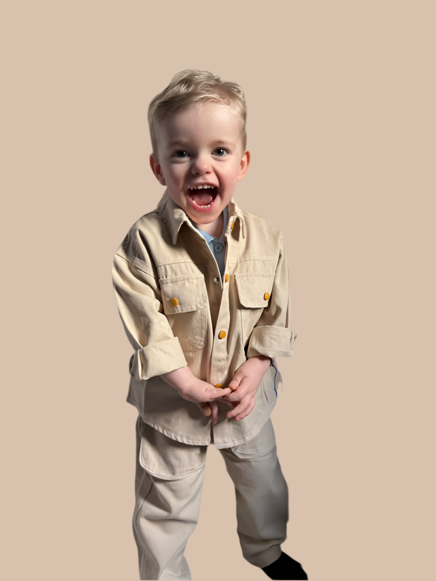 Two piece jacket and pants