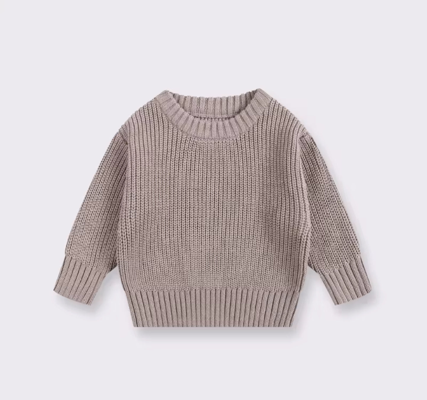 Chunky spring knit jumper