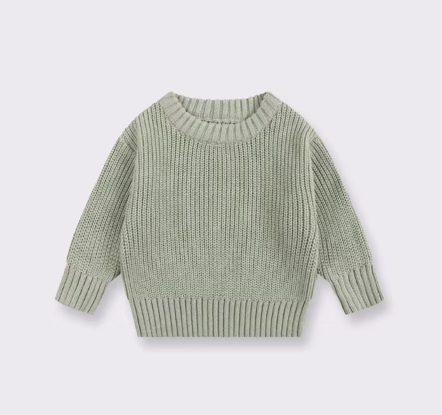 Chunky spring knit jumper