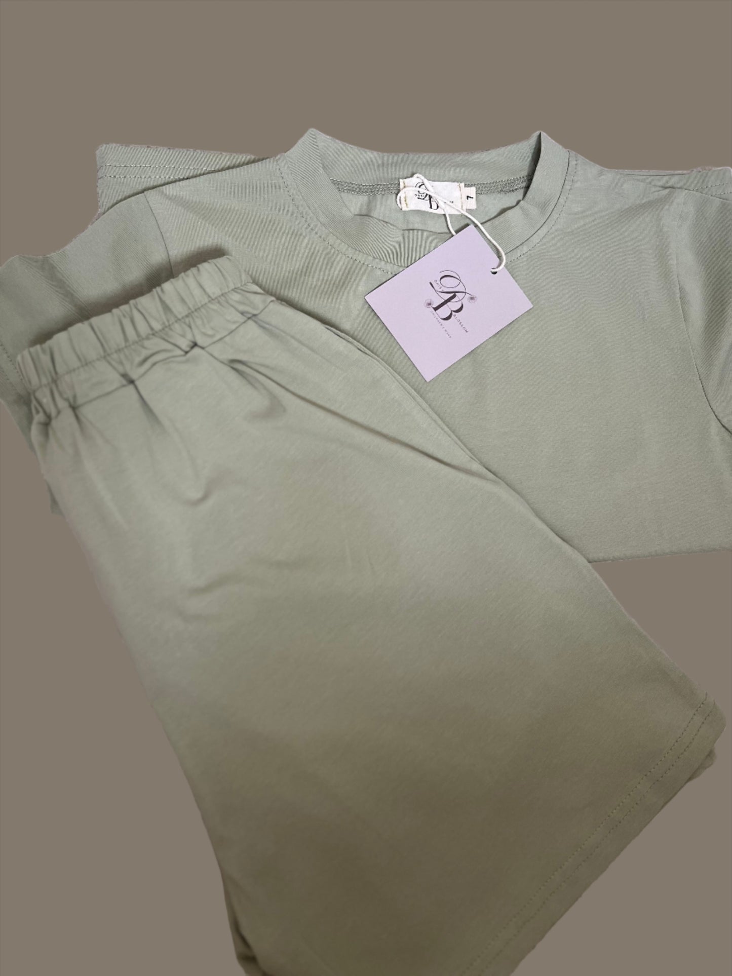 Matching Short and Tee set