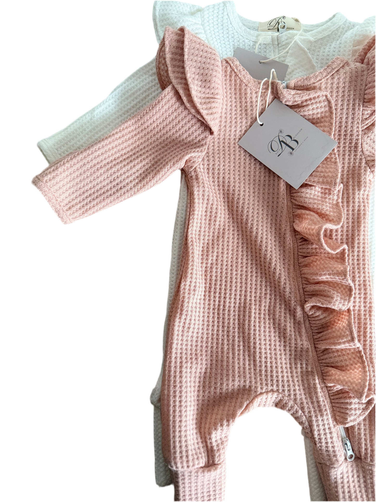 Ruffle set with matching headband