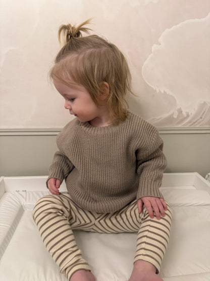 Chunky spring knit jumper