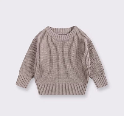 Chunky spring knit jumper