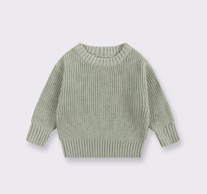 Chunky spring knit jumper
