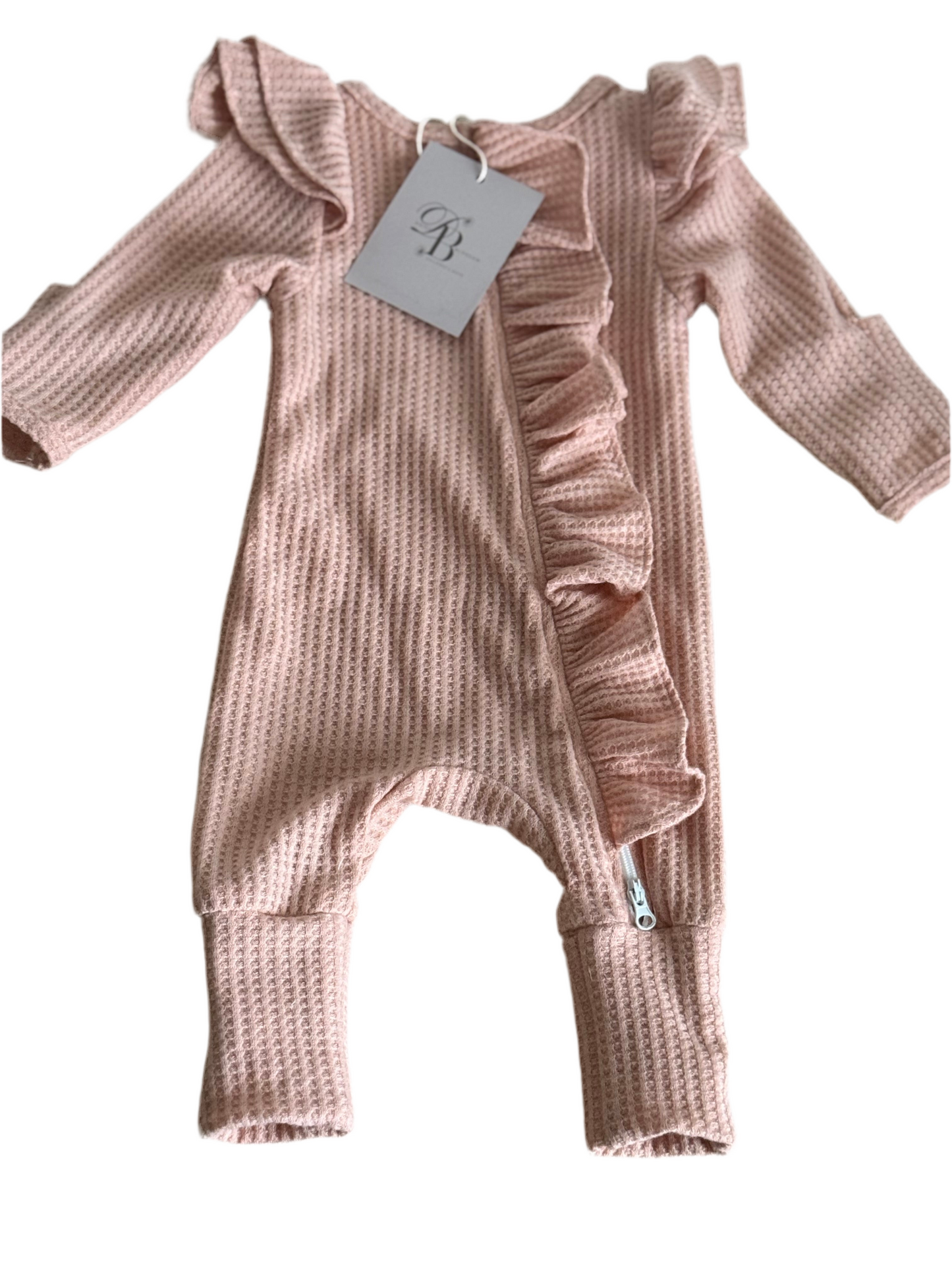 Ruffle set with matching headband